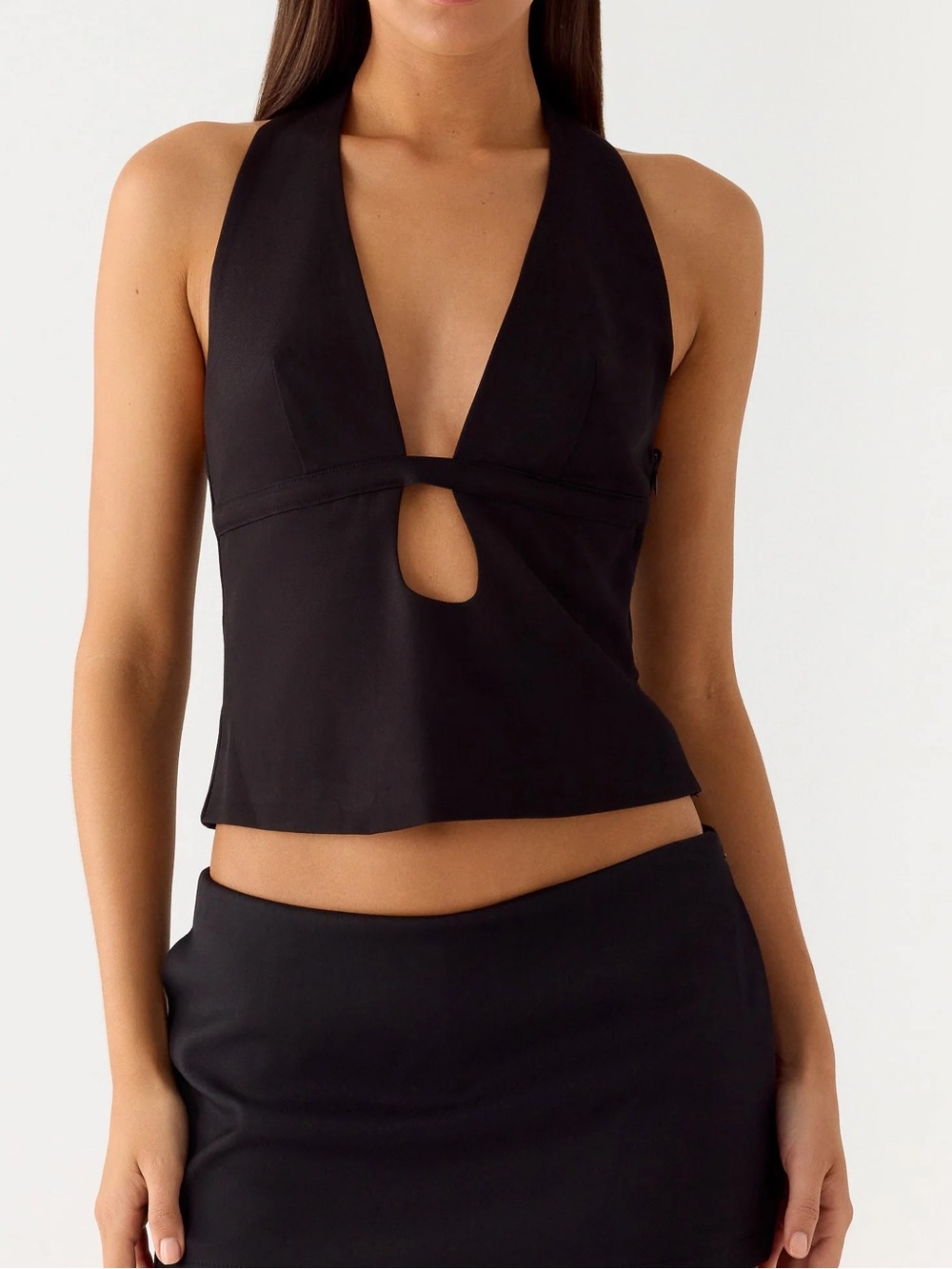 Mirna Halter Top - Black